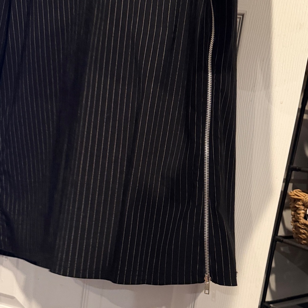 Vintage Lip Service Men’s Goth Pinstripe Jacket Size XL Authentic RN79627 - Picture 12 of 14